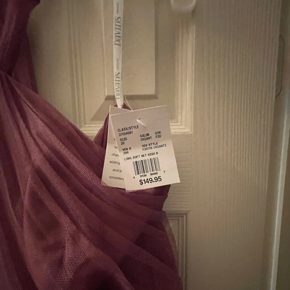David’s Bridal Bridesmaid Dress. Color Chianti, Size 20. - Picture 2 of 4